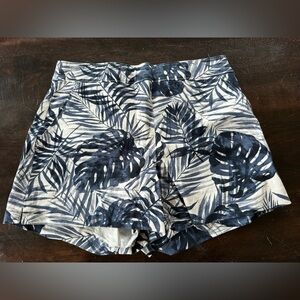 Spanx Tropical Leaf Print Women's Shorts